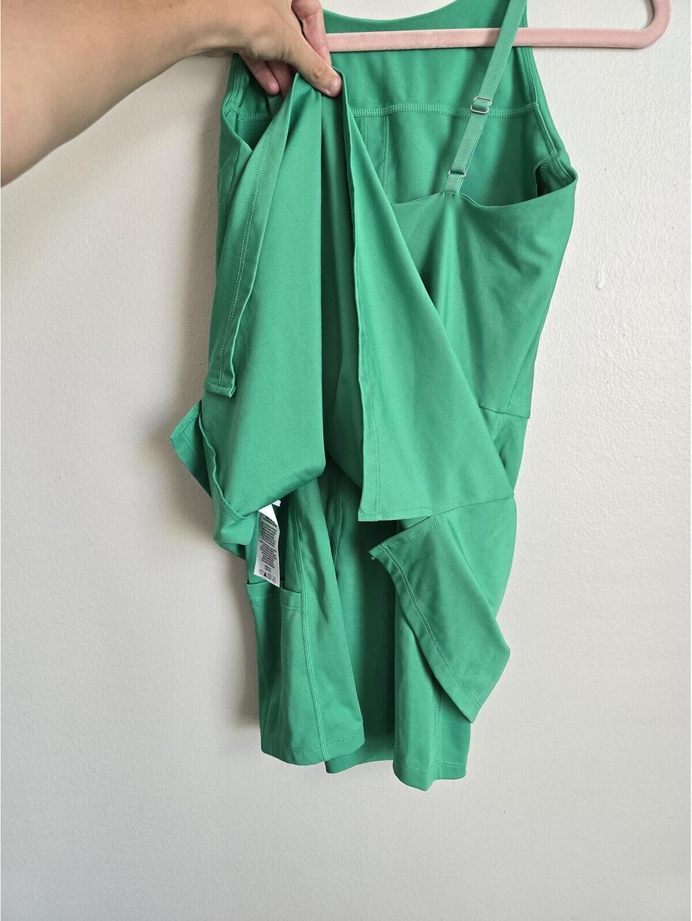 Calvin Klein Green Exercise Dress w Shorts Pockets Sm Golf Tennis Pickleball - Picture 5 of 5